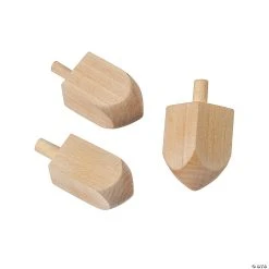 Cheapest ???? 1 1/2" DIY Wood Dreidel - 12 Pc. ⌛