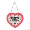 Budget ⌛ 1 John 4:19 Heart Sign Craft Kit- Makes 12 ????