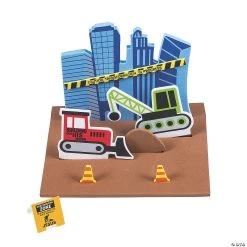 Wholesale ???? 3D Construction VBS Craft Kit - Makes 12 ????