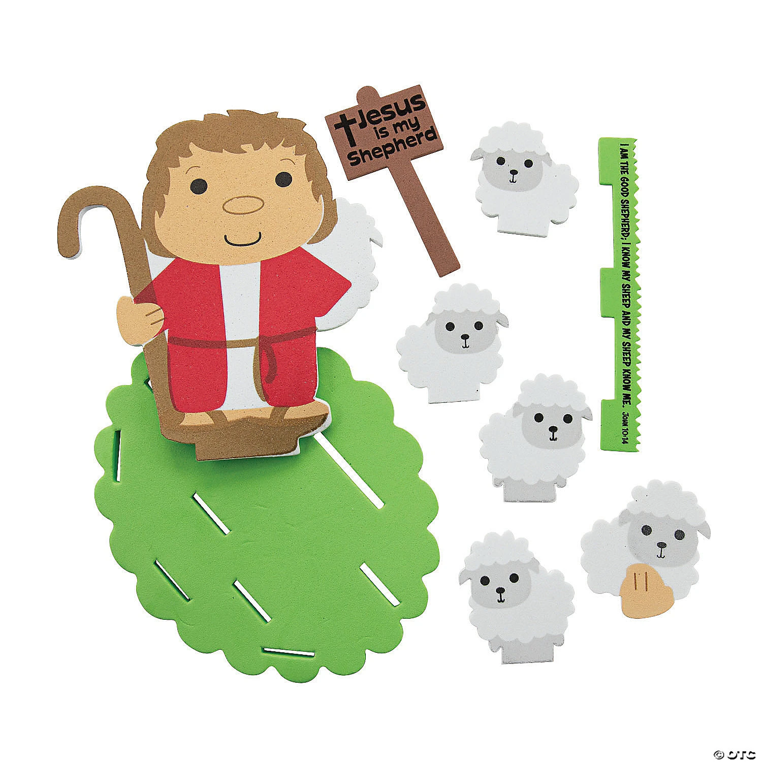 Cheapest ⌛ 3D Good Shepherd Craft Kit - Makes 12 ✔️ 2 Cheapest ⌛ 3D Good Shepherd Craft Kit - Makes 12 ✔️ - Image 2