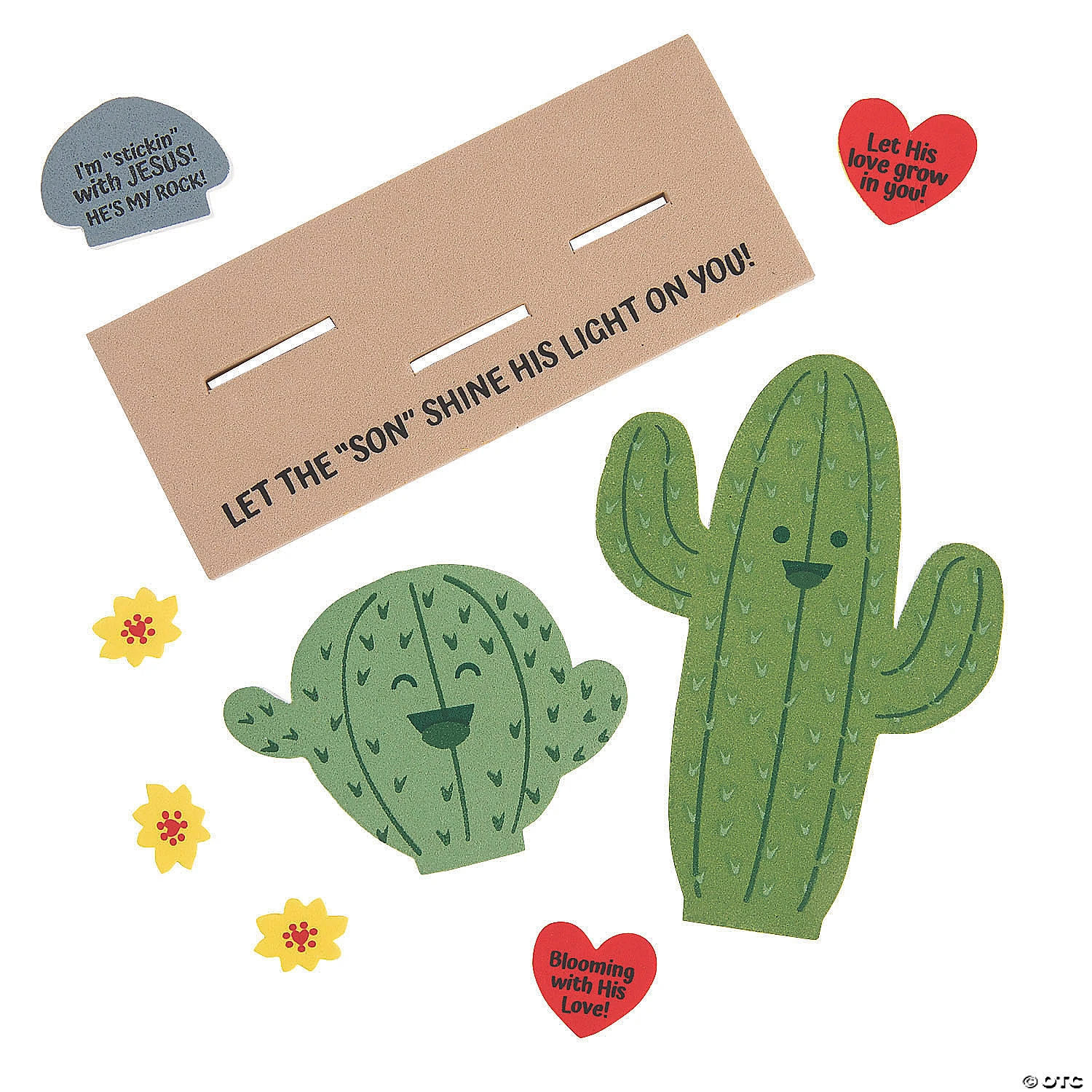 Top 10 ⌛ 3D Let His Love Grow Cactus Stand-Up Craft Kit - Makes 12 ???? 2 Top 10 ⌛ 3D Let His Love Grow Cactus Stand-Up Craft Kit - Makes 12 ???? - Image 2