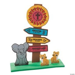Budget ???? African Safari VBS 3D Directional Stand-Up Craft Kit - Makes 12 ????