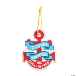 Coupon ???? Anchored in Christ Ornament Craft Kit - Makes 12 ????