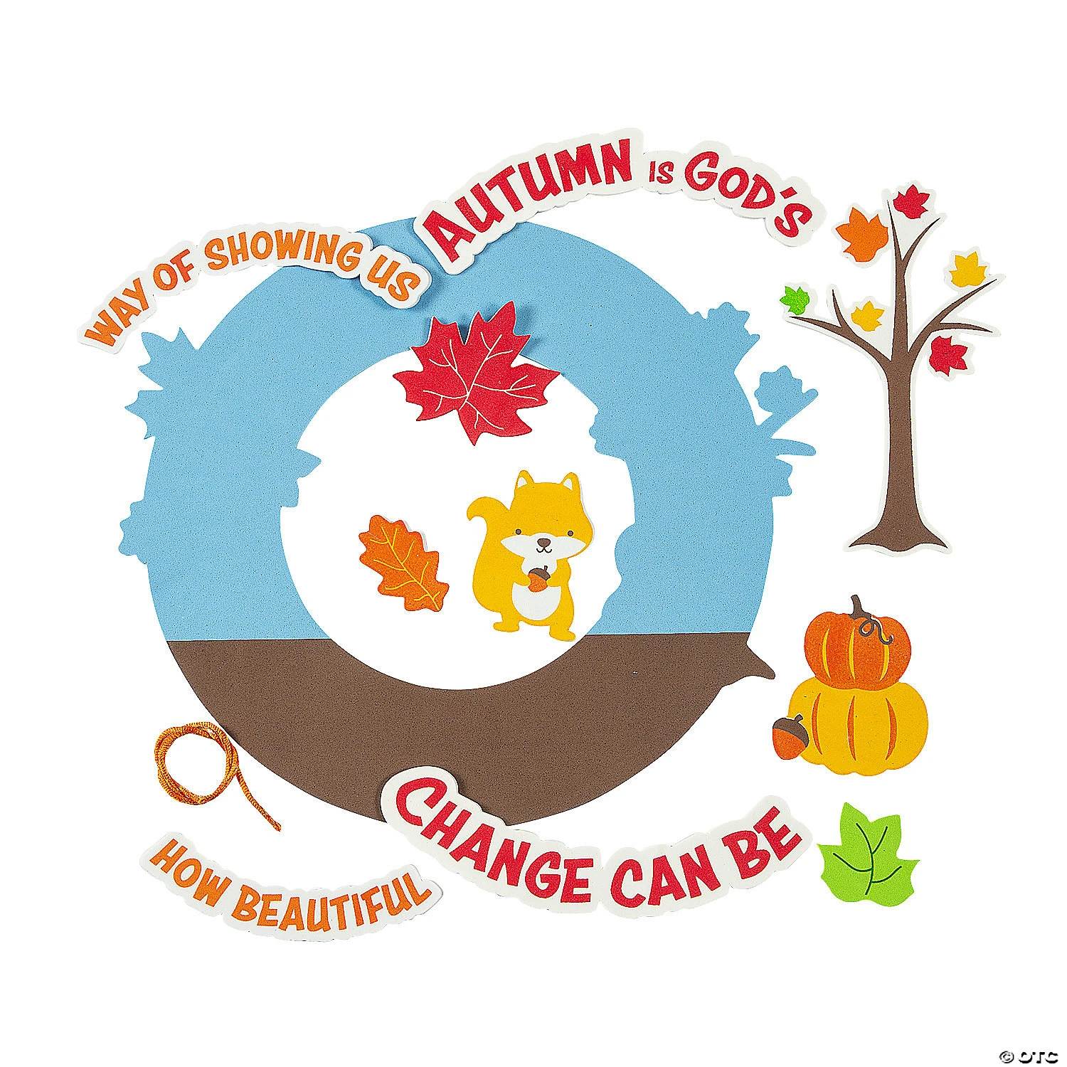 New ⌛ Autumn Change Wreath Craft Kit- Makes 12 ???? 2 New ⌛ Autumn Change Wreath Craft Kit- Makes 12 ???? - Image 2