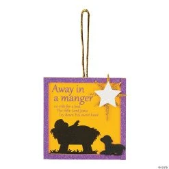 Coupon ???? Away in a Manger ???? Christmas Ornament Craft Kit - Makes 12 ????