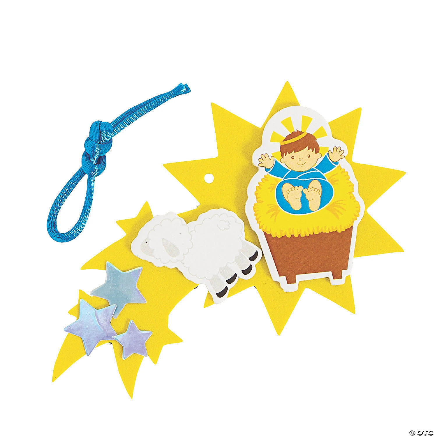 Best Pirce ✔️ Baby Jesus & Star Ornament Craft Kit - Makes 12 ???? 2 Best Pirce ✔️ Baby Jesus & Star Ornament Craft Kit - Makes 12 ???? - Image 2