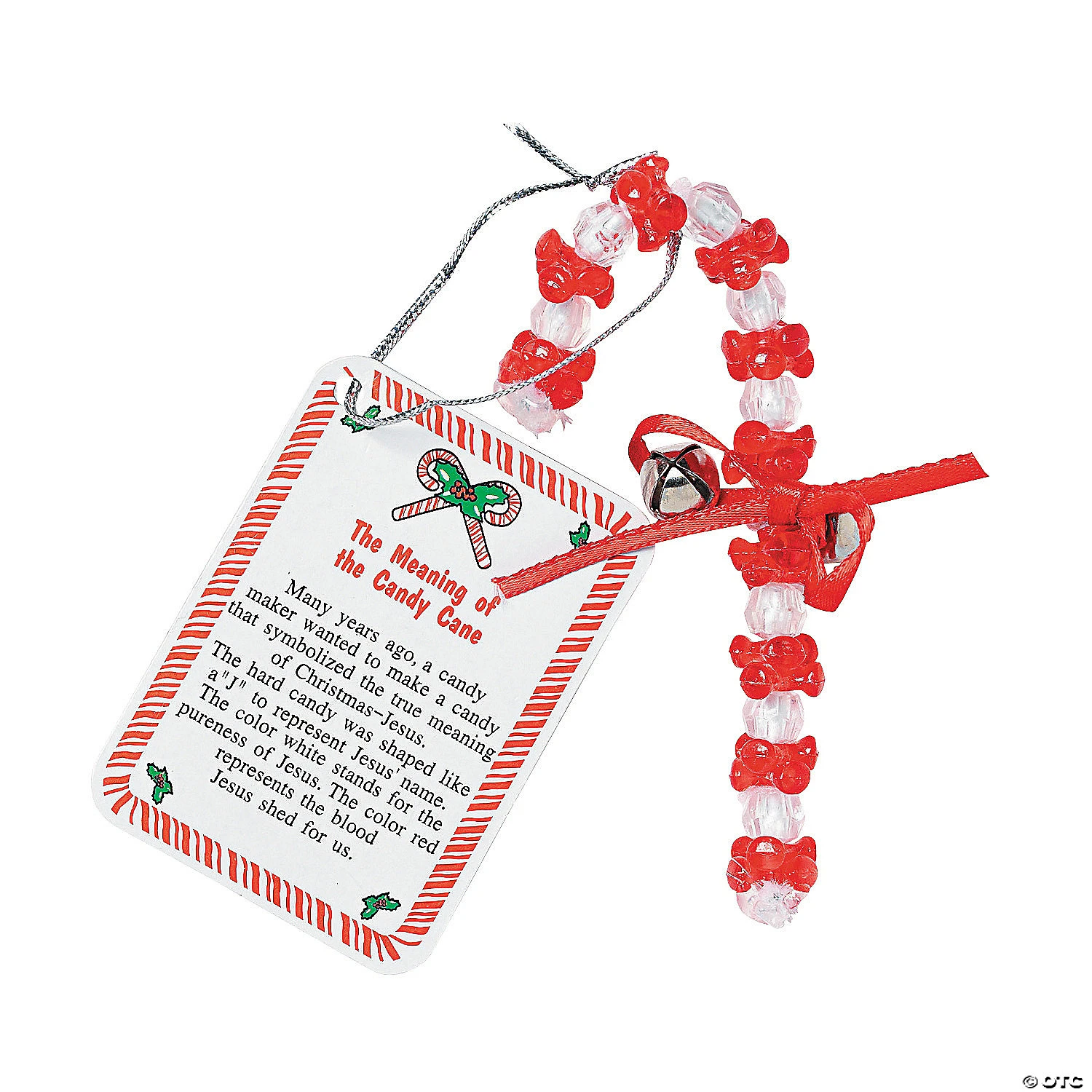 Wholesale ???? Beaded “The Meaning of the ???? Candy Cane” ???? Christmas Ornament Craft Kit - Makes 12 ⭐ 1 Wholesale ???? Beaded “The Meaning of the ???? Candy Cane” ???? Christmas Ornament Craft Kit - Makes 12 ⭐