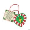 Best reviews of ❤️ Candy Cane Heart Ornament Craft Kit - Makes 12 ????