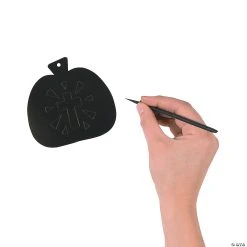 US Toy Sales 2024 -US Toy Sales 2024 christian pumpkin magic color scratch ornaments with cutout 24 pc 13742876 a01