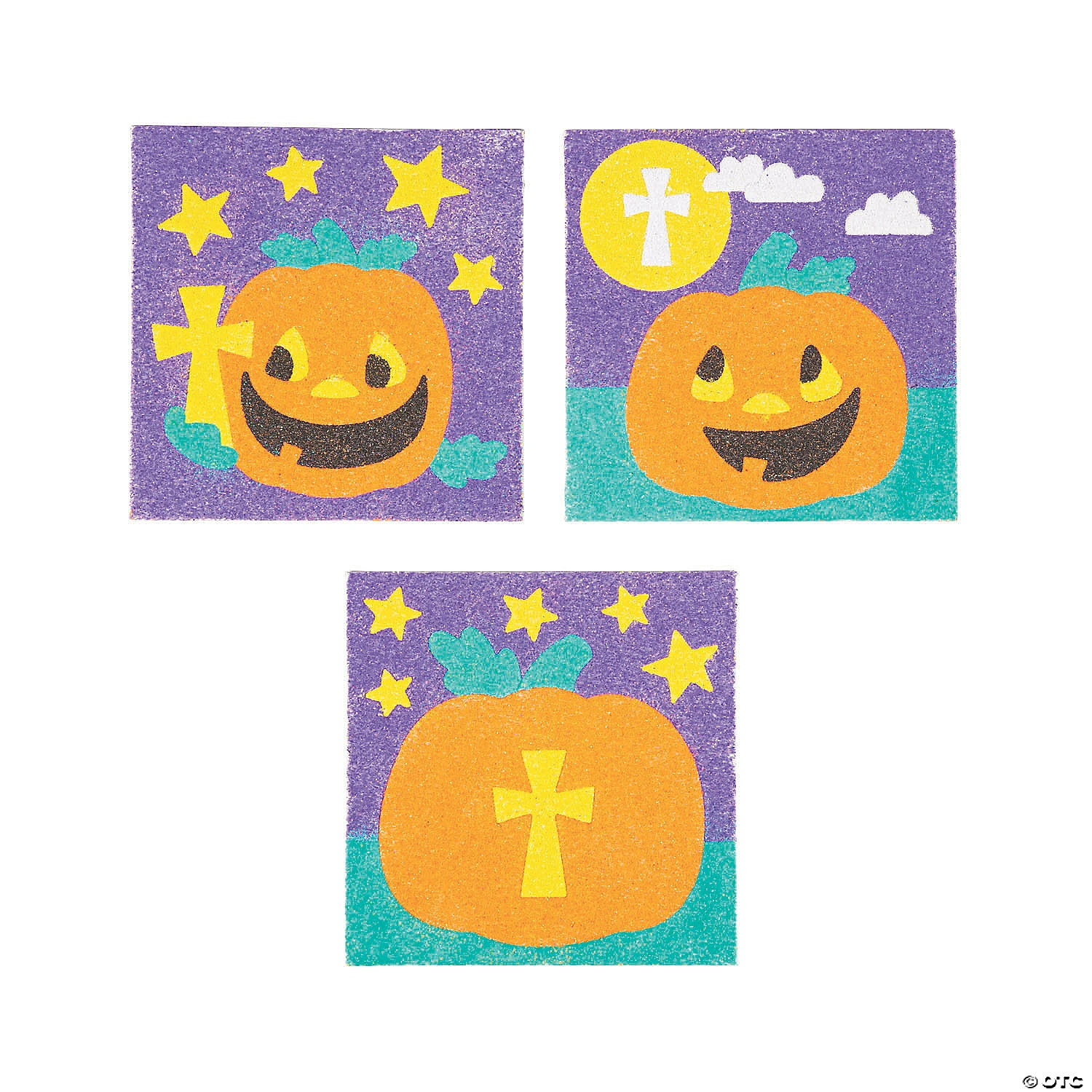 Cheap ✨ Christian Pumpkin Sand Art Pictures - 12 Pc. ???? 1 Cheap ✨ Christian Pumpkin Sand Art Pictures - 12 Pc. ????