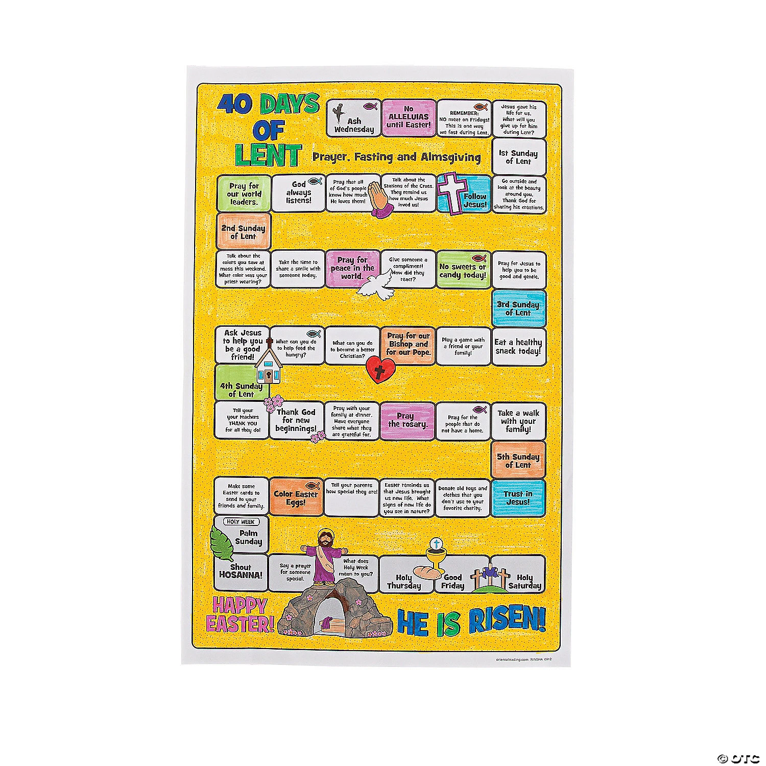Coupon ???? Color Your Own 40 Days of Lent Countdown Posters - 30 Pc. ???? 1 Coupon ???? Color Your Own 40 Days of Lent Countdown Posters - 30 Pc. ????