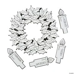 Cheapest ⭐ Color Your Own Advent Wreaths - 12 Pc. ????