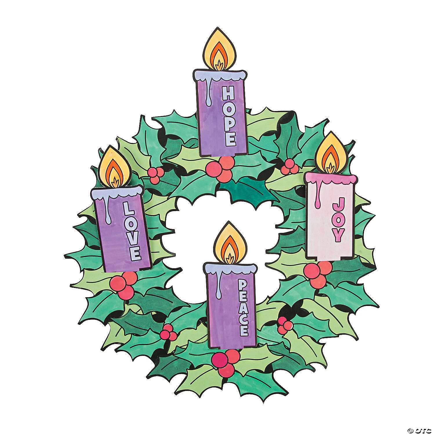 Cheapest ⭐ Color Your Own Advent Wreaths - 12 Pc. ???? 2 Cheapest ⭐ Color Your Own Advent Wreaths - 12 Pc. ???? - Image 2