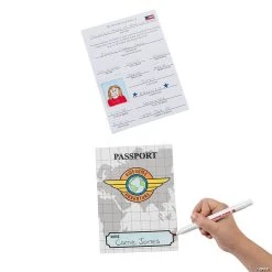 Buy ???? Color Your Own All About Me Passports - 12 Pc. ✨