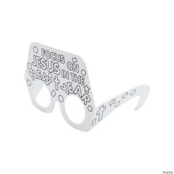 Wholesale ✨ Color Your Own Blessed New Year Glasses - 12 Pc. ????