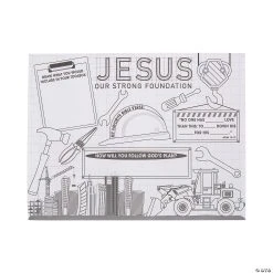 Cheapest ⌛ Color Your Own “Construction VBS” Posters - 30 Pc. ✨