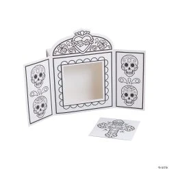 Deals ❤️ Color Your Own Day of the Dead Shrines - 6 Pc. ????
