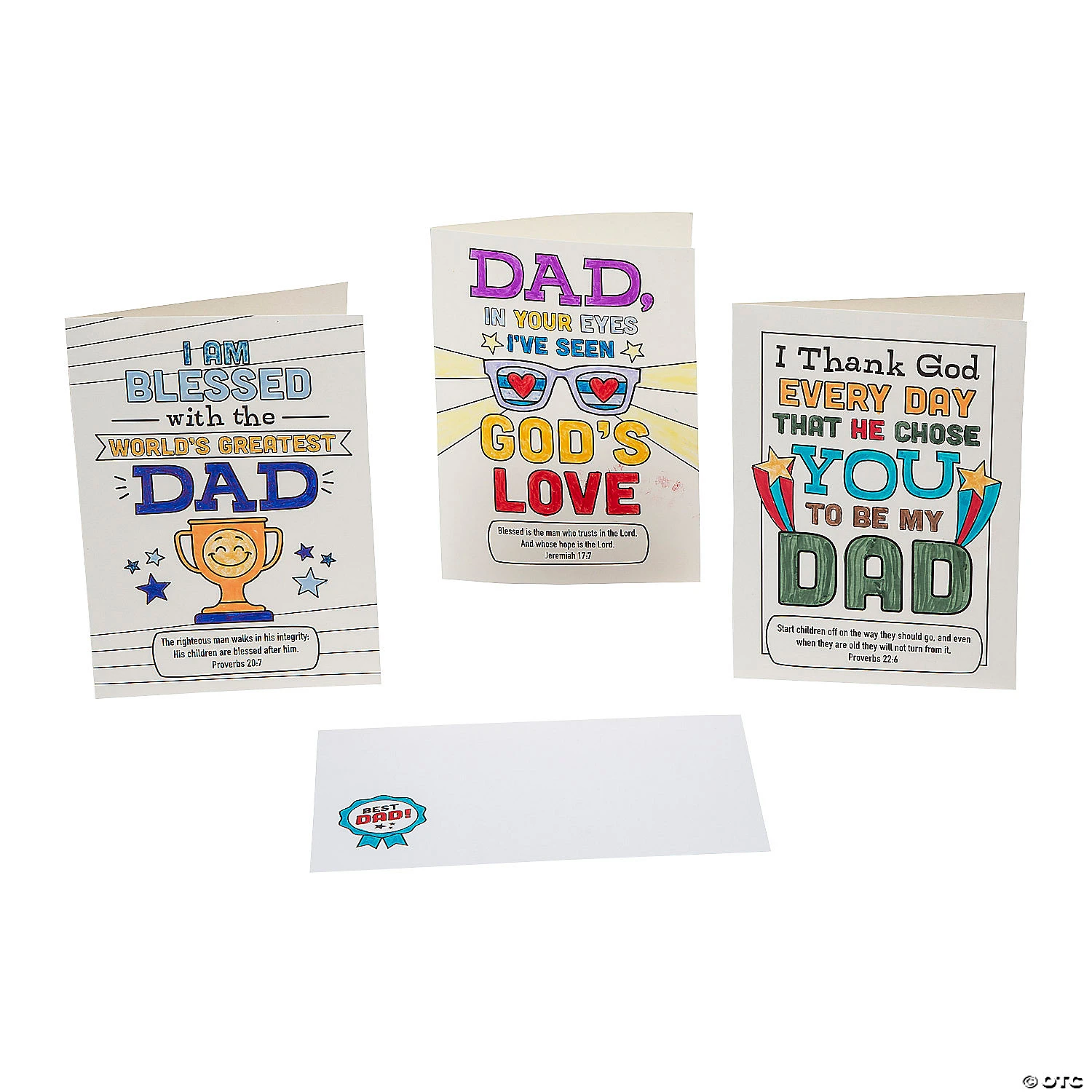 Cheapest ???? Color Your Own Faith Father’s Day Cards - 12 Pc. ???? 2 Cheapest ???? Color Your Own Faith Father’s Day Cards - 12 Pc. ???? - Image 2