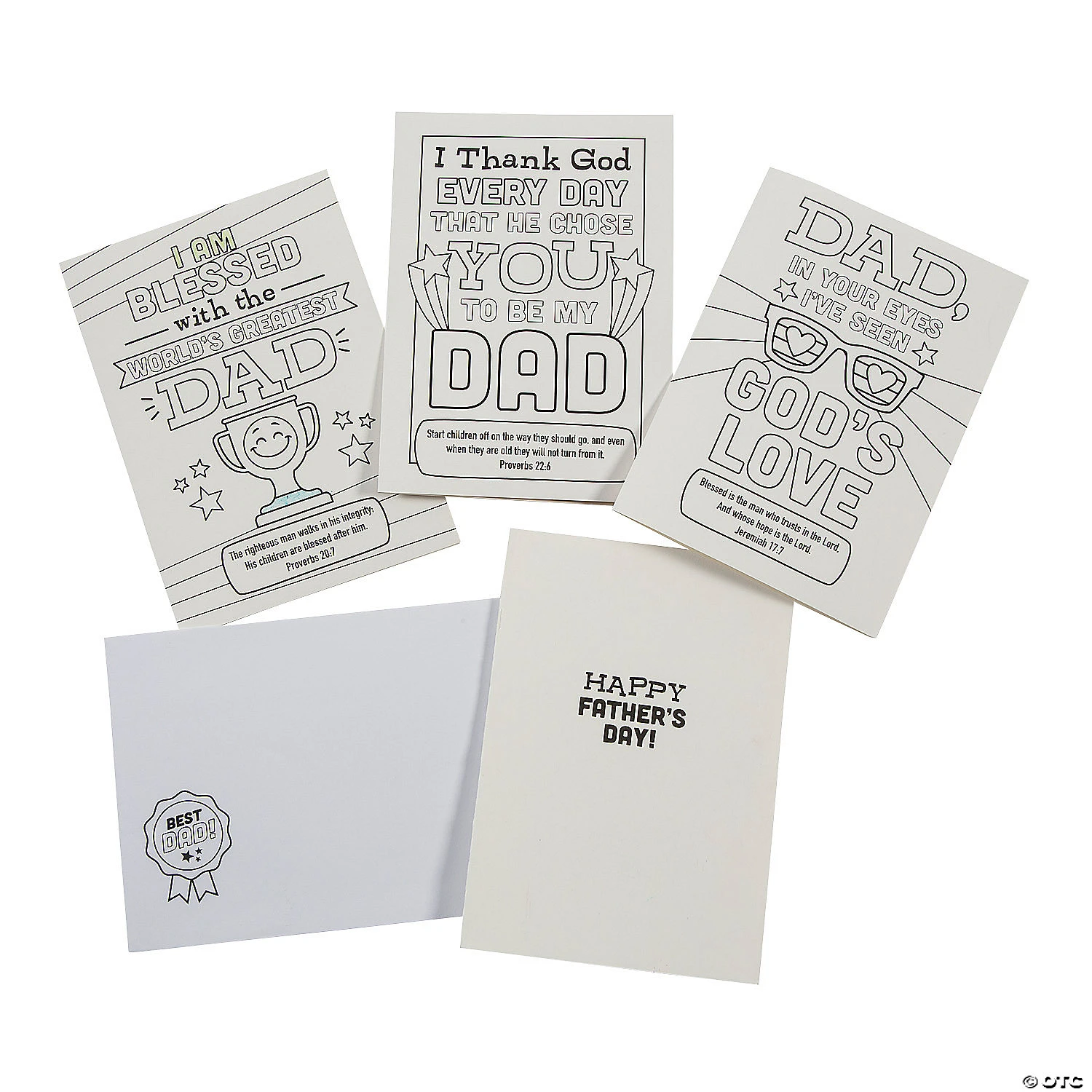 Cheapest ???? Color Your Own Faith Father’s Day Cards - 12 Pc. ???? 1 Cheapest ???? Color Your Own Faith Father’s Day Cards - 12 Pc. ????