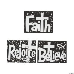 Budget ???? Color Your Own Fuzzy Faith Posters - 24 Pc. ????