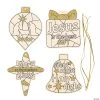 Wholesale ⭐ Color Your Own Glittery Nativity Ornaments - 12 Pc. ????
