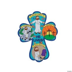 New ???? Color Your Own Holy Week Crosses - 12 Pc. ????