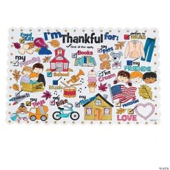 Best reviews of ???? Color Your Own I'm Thankful for ???? Thanksgiving Placemats - 12 Pc. ????