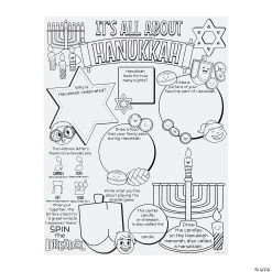 Best deal ???? Color Your Own It’s All About Hanukkah Posters - 12 Pc. ????