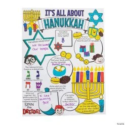 US Toy Sales 2024 -US Toy Sales 2024 color your own it s all about hanukkah posters 12 pc 14092601 a01