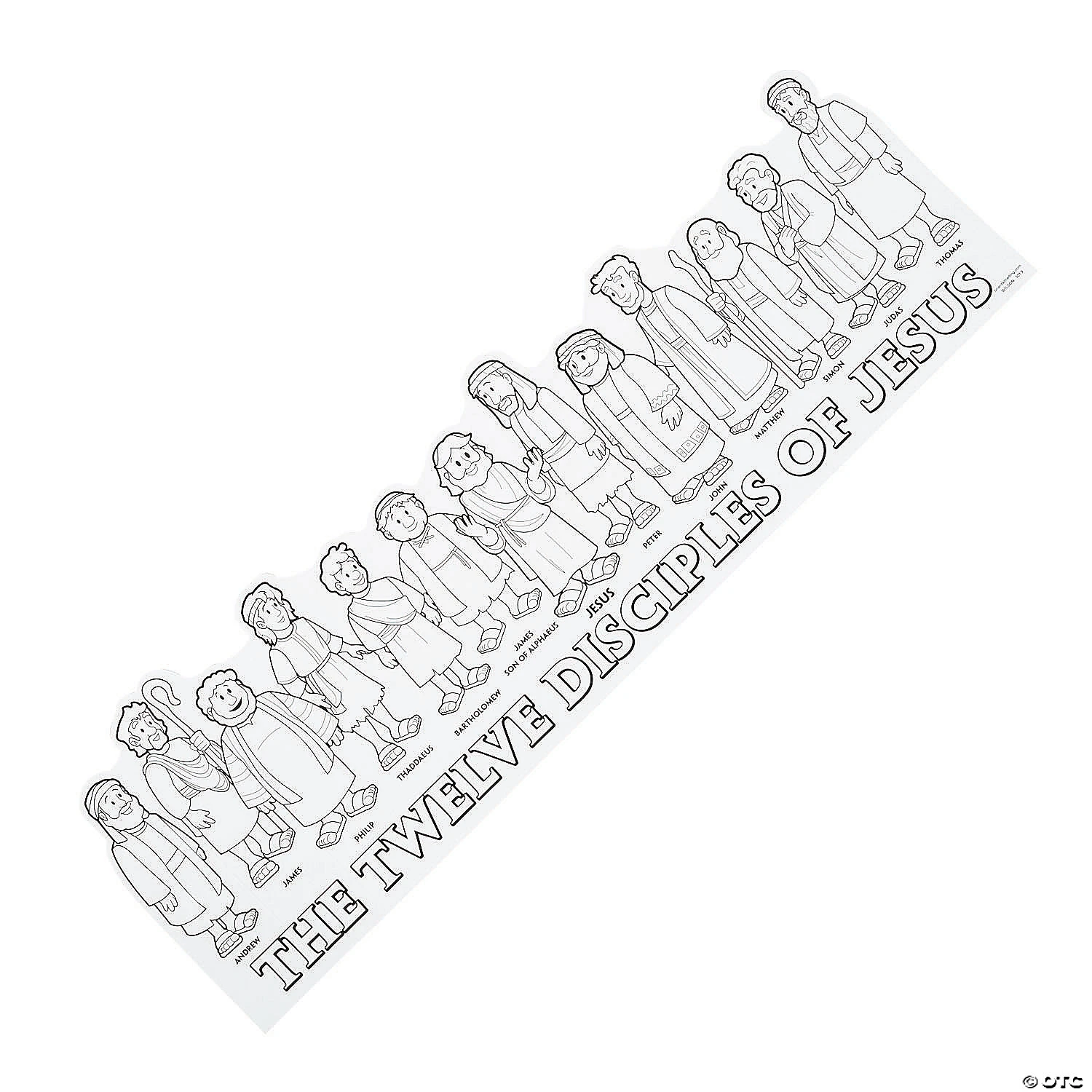 Flash Sale ❤️ Color Your Own Jesus & 12 Disciples Accordion Stand-Ups - 24 Pc. ???? 3 Flash Sale ❤️ Color Your Own Jesus & 12 Disciples Accordion Stand-Ups - 24 Pc. ???? - Image 3