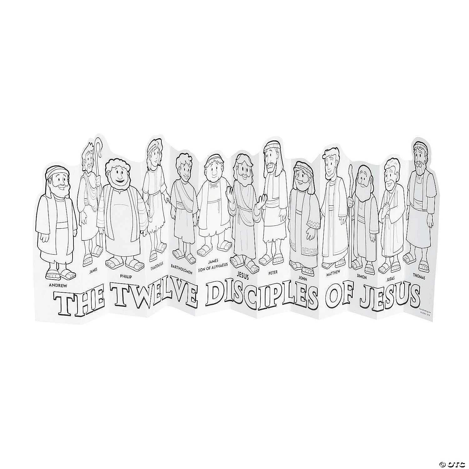 Flash Sale ❤️ Color Your Own Jesus & 12 Disciples Accordion Stand-Ups - 24 Pc. ???? 1 Flash Sale ❤️ Color Your Own Jesus & 12 Disciples Accordion Stand-Ups - 24 Pc. ????