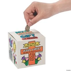 Brand new ???? Color Your Own Lent Offering Boxes - 12 Pc. ???? -US Toy Sales 2024 color your own lent offering boxes 12 pc 13935930 a03