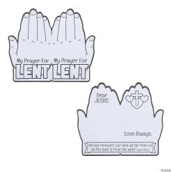Brand new ???? Color Your Own Lent Praying Hands - Makes 12 ????