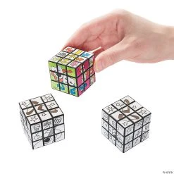 Promo ???? Color Your Own Mini Studio VBS Puzzle Cubes - 12 Pc. ????