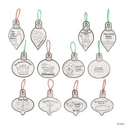 Top 10 ???? Color Your Own Names of Jesus Ornaments - 12 Pc. ????
