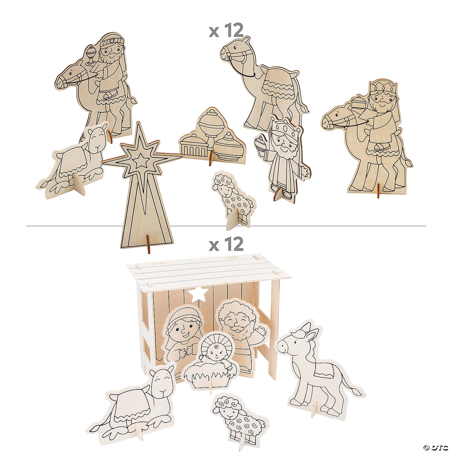 Coupon ⌛ Color Your Own Nativity Playset Craft Kit - Makes 24 ✨ 2 Coupon ⌛ Color Your Own Nativity Playset Craft Kit - Makes 24 ✨ - Image 2