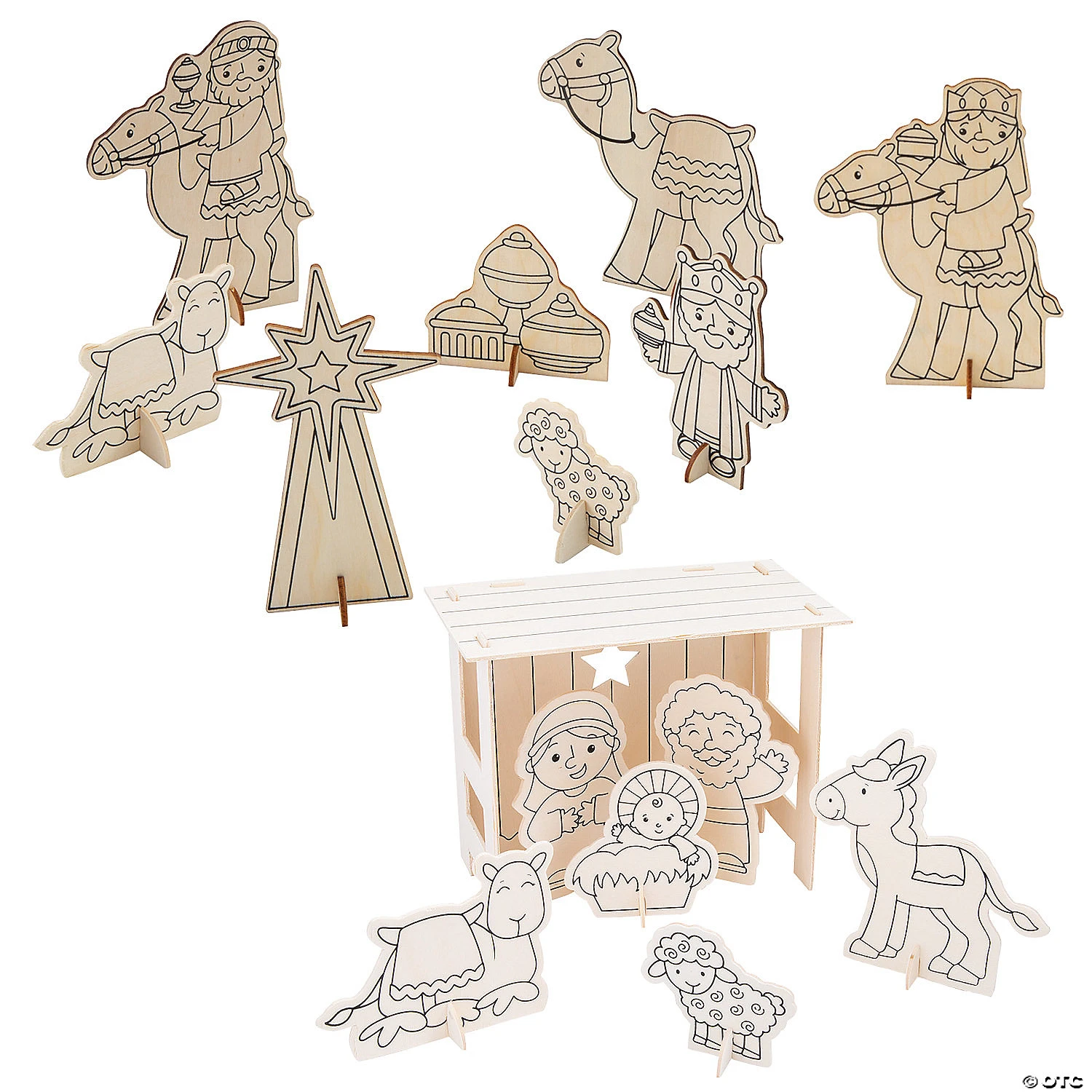 Coupon ⌛ Color Your Own Nativity Playset Craft Kit - Makes 24 ✨ 1 Coupon ⌛ Color Your Own Nativity Playset Craft Kit - Makes 24 ✨