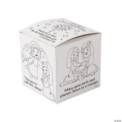 Best deal ???? Color Your Own Nativity Story Cubes - 12 Pc. ????