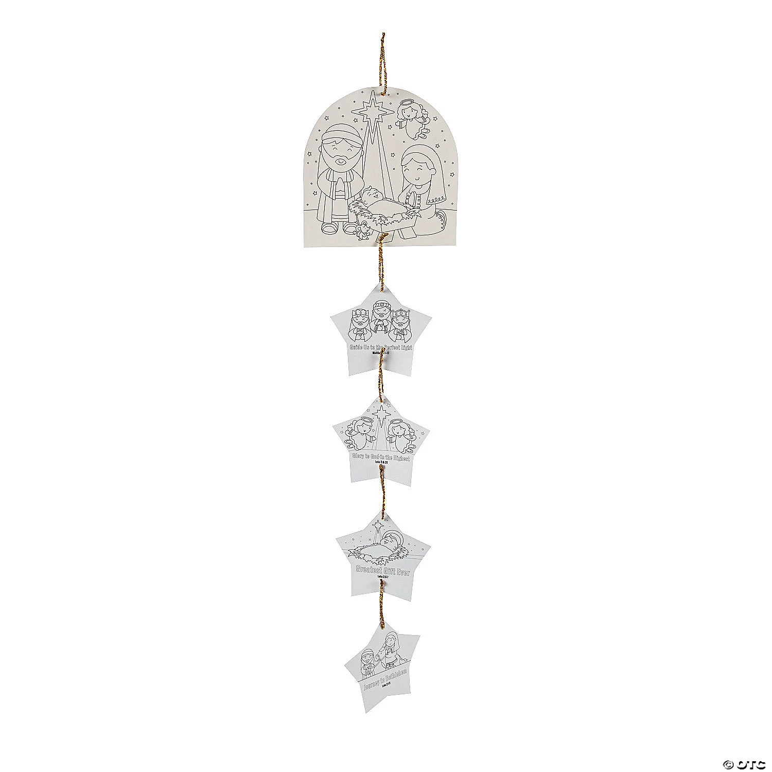 New ???? Color Your Own Nativity Story Mobile Craft Kit - Makes 12 ???? 1 New ???? Color Your Own Nativity Story Mobile Craft Kit - Makes 12 ????