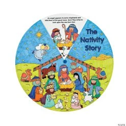 Outlet ???? Color Your Own Nativity Wheels - 12 Pc. ✔️