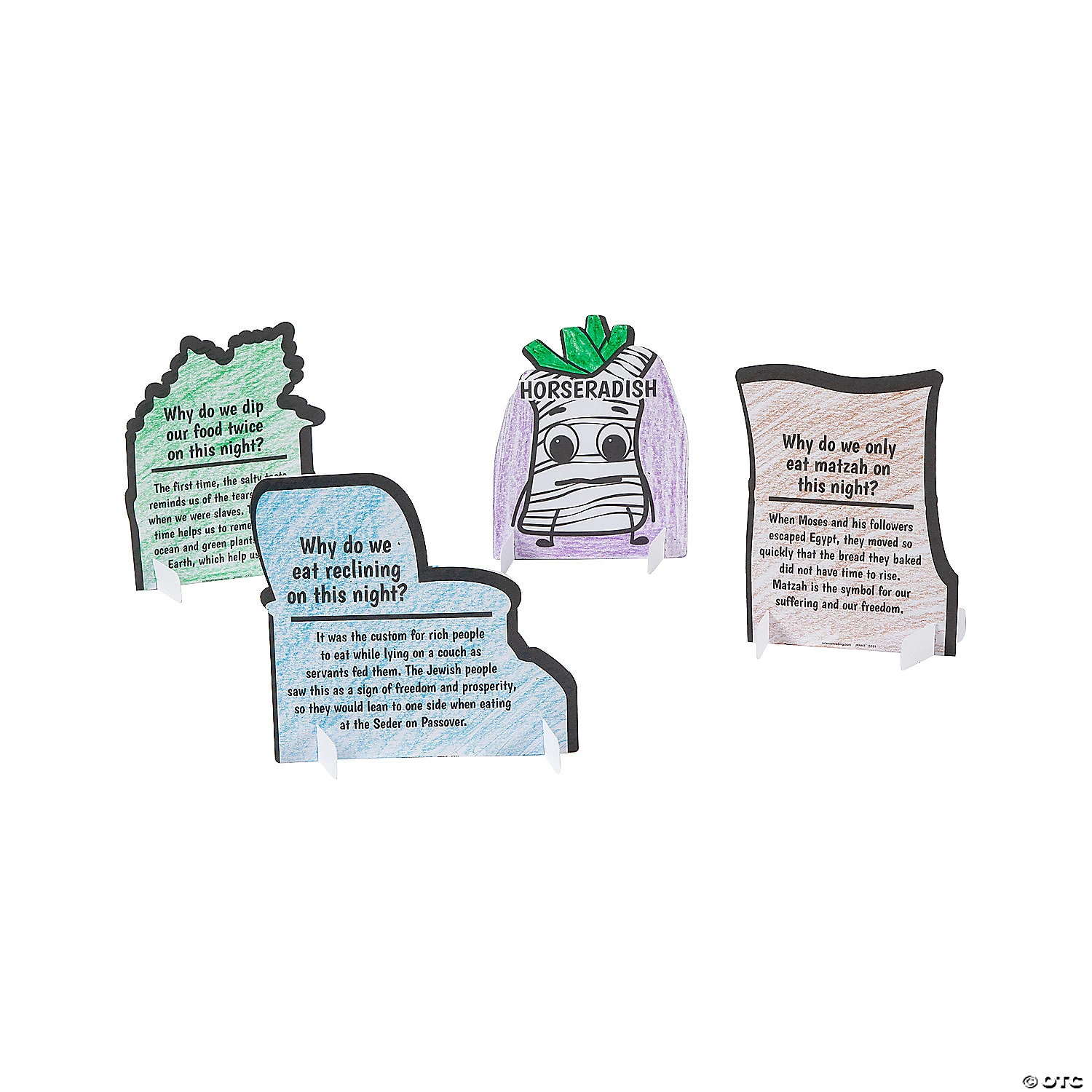 New ???? Color Your Own Passover Questions Activity - 48 Pc. ✨ 2 New ???? Color Your Own Passover Questions Activity - 48 Pc. ✨ - Image 2