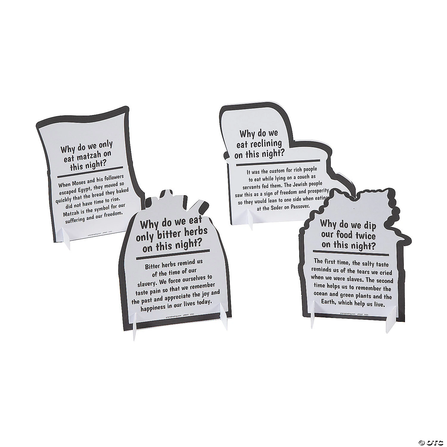 New ???? Color Your Own Passover Questions Activity - 48 Pc. ✨ 3 New ???? Color Your Own Passover Questions Activity - 48 Pc. ✨ - Image 3