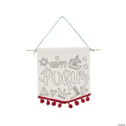 Top 10 ???? Color Your Own Purim Pom-Pom Banner Craft Kit - 12 Pc. ????