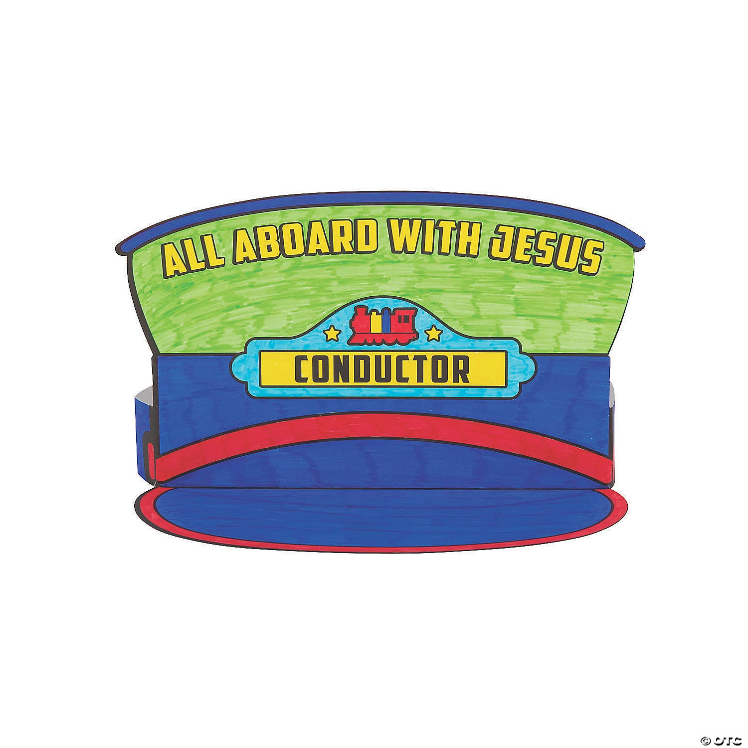 New ⌛ Color Your Own Railroad VBS Conductor Hats - 12 Pc. ???? 3 New ⌛ Color Your Own Railroad VBS Conductor Hats - 12 Pc. ???? - Image 3