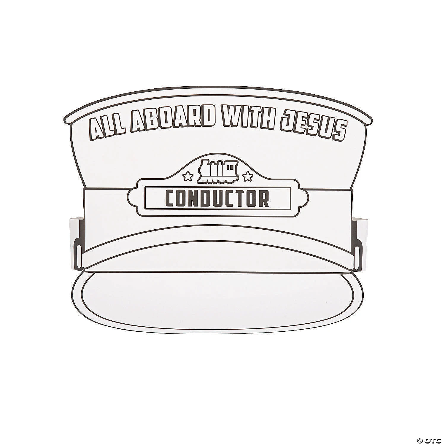 New ⌛ Color Your Own Railroad VBS Conductor Hats - 12 Pc. ???? 2 New ⌛ Color Your Own Railroad VBS Conductor Hats - 12 Pc. ???? - Image 2