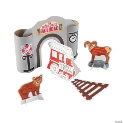 Hot Sale ???? Color Your Own Railroad VBS Craft Roll Tunnel Kits - Makes 12 ❤️