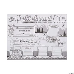 Brand new ???? Color Your Own “Railroad VBS” Posters - 30 Pc. ????