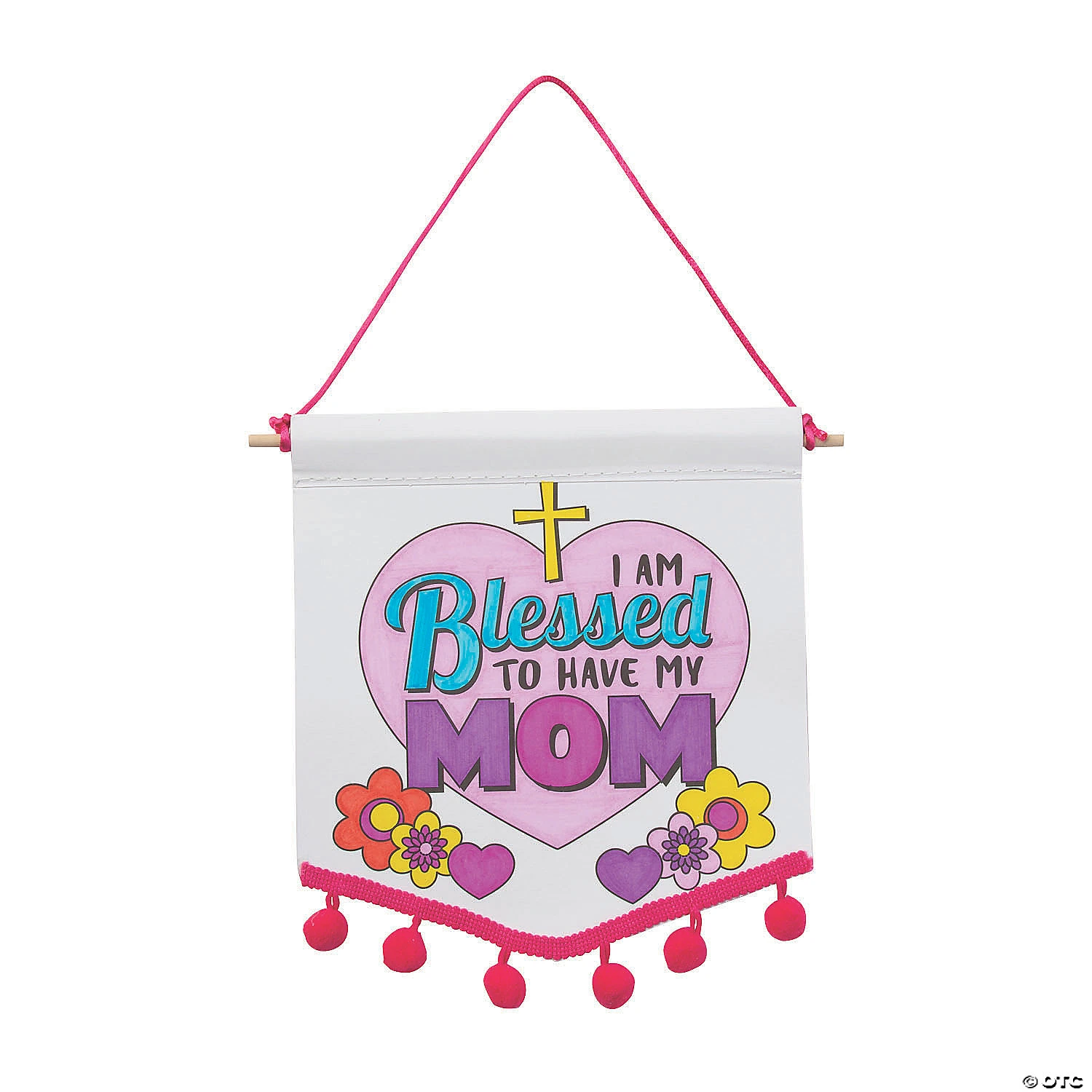 Brand new ???? Color Your Own Religious ???? Mother’s Day Pom-Pom Banners - 12 Pc. ⌛ 2 Brand new ???? Color Your Own Religious ???? Mother’s Day Pom-Pom Banners - 12 Pc. ⌛ - Image 2