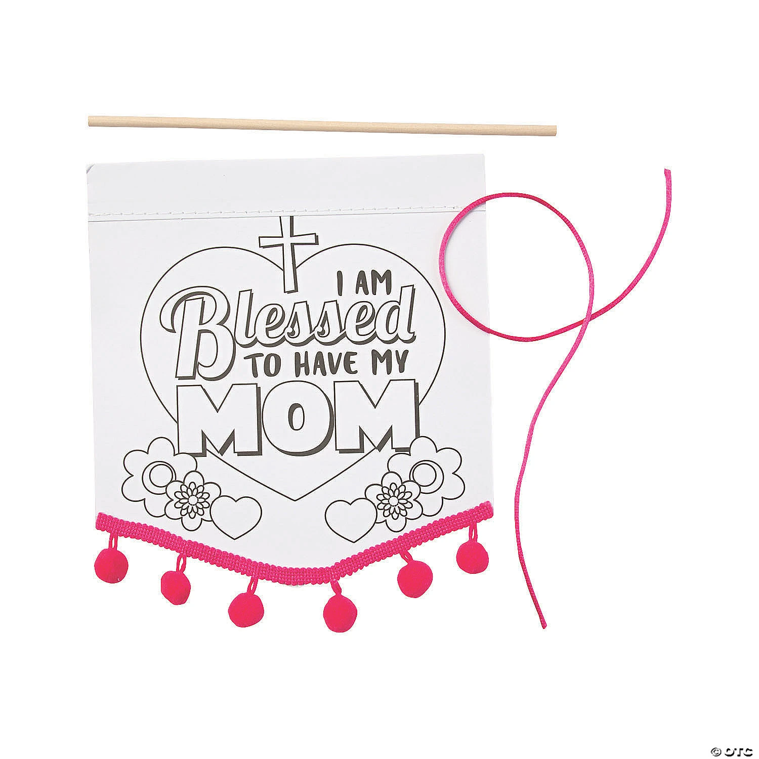 Brand new ???? Color Your Own Religious ???? Mother’s Day Pom-Pom Banners - 12 Pc. ⌛ 3 Brand new ???? Color Your Own Religious ???? Mother’s Day Pom-Pom Banners - 12 Pc. ⌛ - Image 3