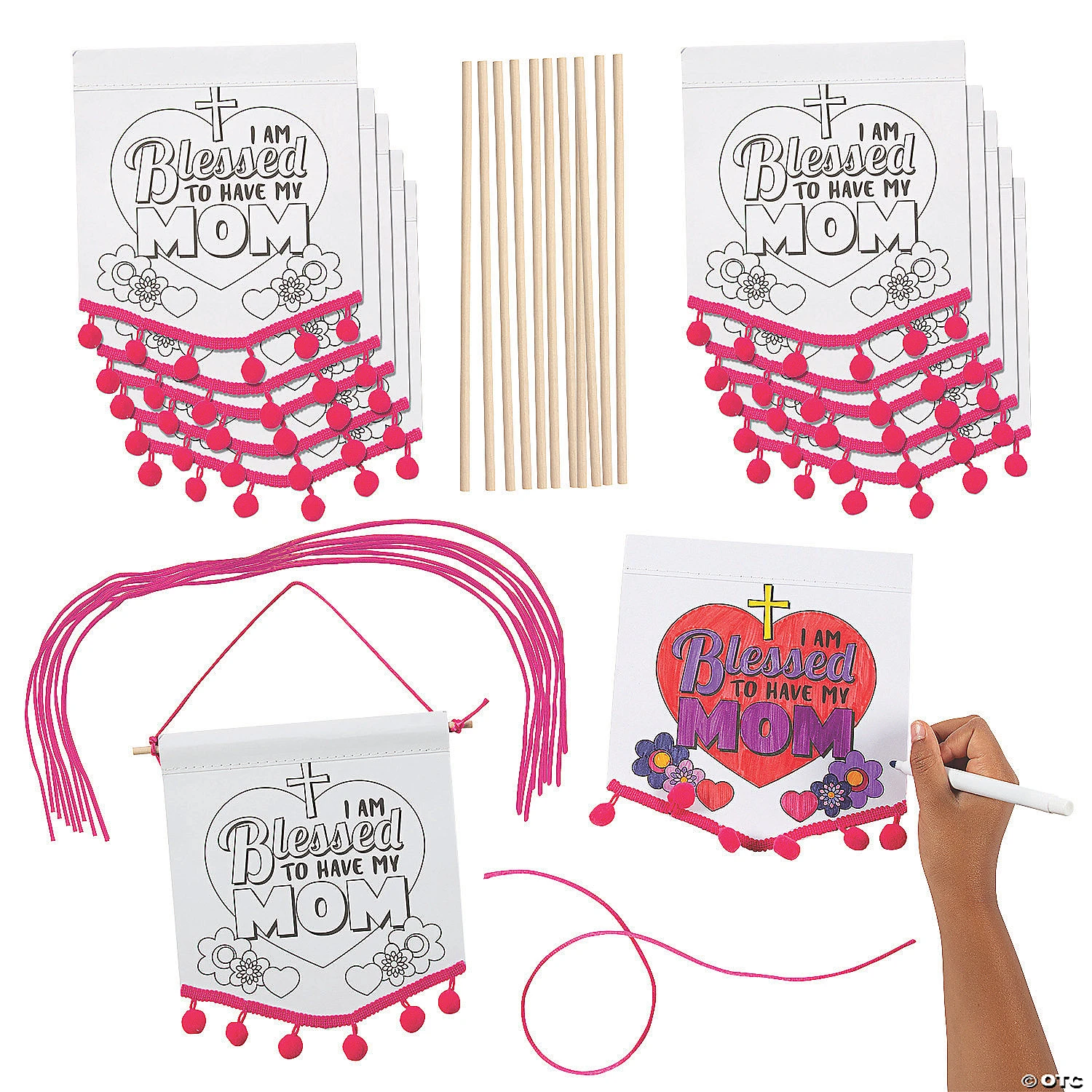 Brand new ???? Color Your Own Religious ???? Mother’s Day Pom-Pom Banners - 12 Pc. ⌛ 1 Brand new ???? Color Your Own Religious ???? Mother’s Day Pom-Pom Banners - 12 Pc. ⌛